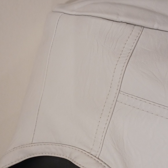 Le Chateau Faux Leather Biker Jacket- Sz. XS - Picture 5 of 12